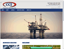 Tablet Screenshot of cci-inspection.com